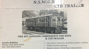 CTH RAILMOTOR TRAILER (no bogies) HO KIT NSWGR. SILVERMAZ Model Railways : (at the same Price since 1993).
