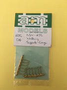 RTC04 AM Models : RTC04 NSWR Tank Walkway supports (large) brass casting