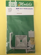 WS07: NSWGR 9" WATER COLUMN WITH BRICK SUPPORTS METAL KIT - AM Models
