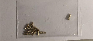 Handrail Knobs MARKITS-Ozzy Brass size 1.8mm long with 1.5mm Ball (12). use .45mm wire  M4HRK1.5  **