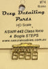 Step #74 -Steps for Bogies on NSWR 442Class Locomotive : Ozzy Brass