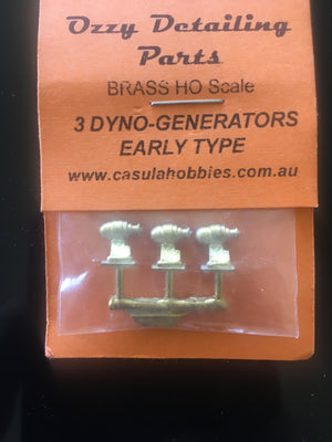 Generator #10 - Generator for NSWR Passenger Cars (3). Ozzy Brass - #10