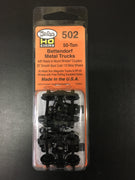 #502 Bettendorf Trucks 33" wheels Kadee