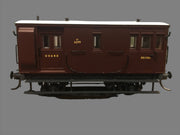 HG13 - HY6299 N.S.W.G.R. Casula Hobbies RTR Model Brake Van Passenger Brown in service 3-1908 condemned 1-1952.*
