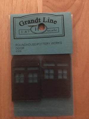 DOORS #5308 RoundHouse Doors (2) "GRANDT LINE"