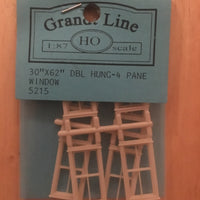 GRANDT LINE  #5215 30inchx62inch DBL HUNG-4 PANE Windows 8