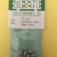 AM Models : SH02 18-gal Stainless Steel Beer Kegs