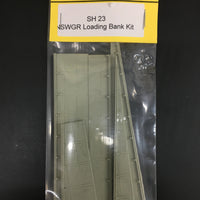 SH23 NSWGR LOADING BANK SIDES KIT (60cm=170 SCALE ft long)