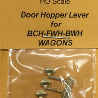 BCH 93A - HOPPER LEVERS for BCH & goods wagon NSWGR -Ozzy Brass #93A