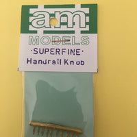 AM Models : SUPERFINE HANDRAILS KNOBS BRASS (10) AM Models