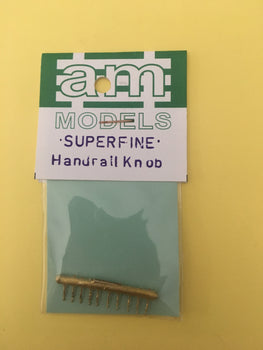 AM Models : SUPERFINE HANDRAILS KNOBS BRASS (10) AM Models