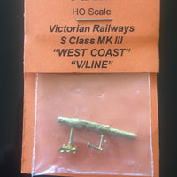 Air Horn V.R, #75.3 for (Ex VR) West Coast & V/Line - S Class MK III  DEISEL LOCOMOTIVE. #75.3,  Ozzy Brass