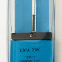 HMA 2180 "HOME" SEMAPHORE SIGNAL LOWER QUADRANT RED/GREEN LAMP HO HAND MADE ACCESSORIES.