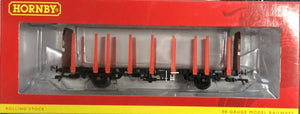 HORNBY : NEW : R6792 : OTA TIMBER WAGON (TAPERED STANCHIONS) No110206. NEW MODEL. *