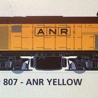 800 class DCC + SOUND : Locomotive No 807 in ANR SOUTH AUSTRALIAN  RAILWAYS :