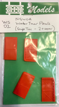 WS02 NSWGR Two Panel Water Tank kit. Sides only. - AM Models