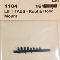 DETAIL ASSOCIATED - 1104 - LIFT TABS - Roof & Hood Mount. (pk of 16)