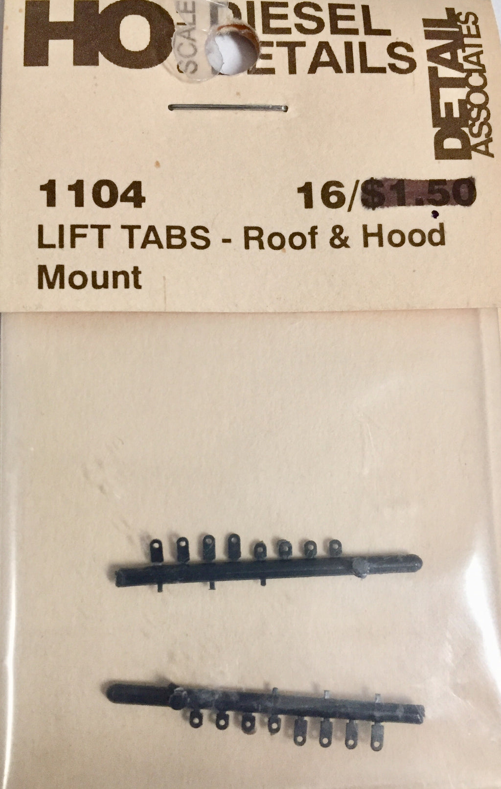 DETAIL ASSOCIATED - 1104 - LIFT TABS - Roof & Hood Mount. (pk of 16)