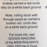 Ozzy NSWR Decal Westinghouse Air Brake Symbol for 1902 Thow Era, NSWGR,. RED DISC ON WHITE SQ, BACKGROUND