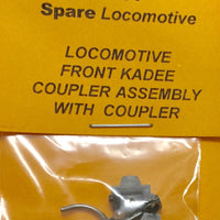 Parts: Wombat models C30T: LOCOMOTIVE FRONT KADEE  COUPLER ASSEMBLY  WITH  COUPLER. ONE SET.