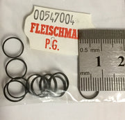 Fleischmann: TRACTION TYRES  #948006  : N SCALE Locomotive Tyre 8 mm,  pack of 10 - Fleischmann:
