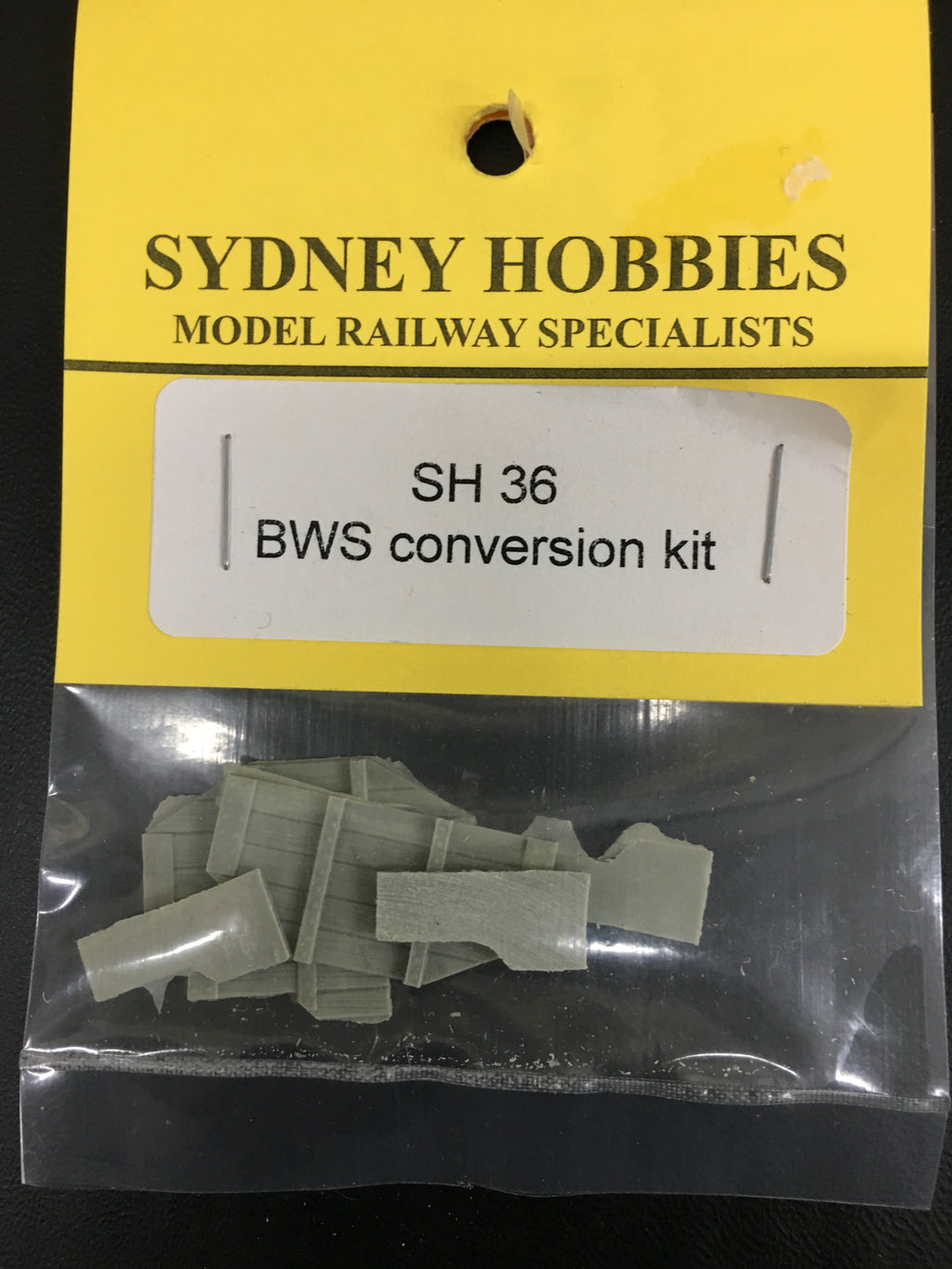 SH36 BWS Conversion Kit using a SILVERMAZ "S" wagon kit.