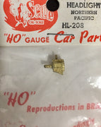 CAL-SCALE HL-208 HEADLIGHT for NORTHERN PACIFIC  (1) steam locomotive Brass Casting.*