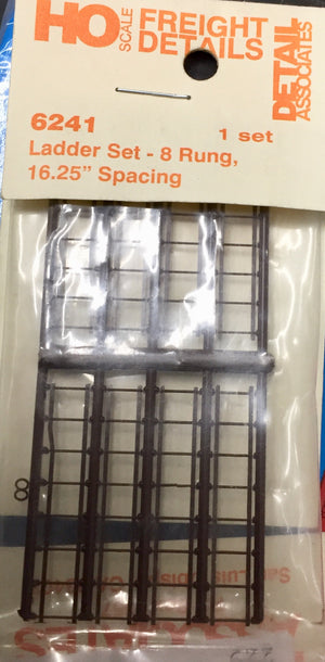 DETAIL ASSOCIATED - 6241 - Ladder Set - 8 Rung, 16.25" Spacing.