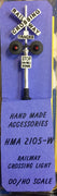 HMA 2105-W RAILWAY CROSSING LIGHT HO HAND MADE ACCESSORIES.