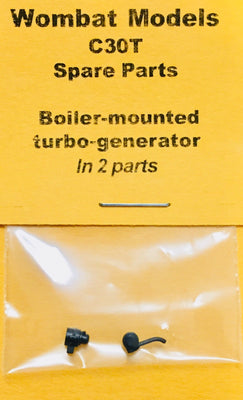 Parts: Wombat models C30T: Boiler-mounted  turbo-generator  In 2 parts