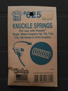 # 625 Knuckle Springs for #58, #78 & #2100 Coupler KADEE