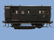 HG 1 - HG15016 N.S.W.G.R. Casula Hobbies RTR Model brake van : with long guards look out, with middle window, single passenger compartment in service 8-1909, Condemned 7-1965.*