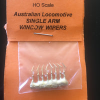 Wipers : #37 NSWGR-SAR Locomotive Single Blade Wipers  HO Ozzy Brass - #37