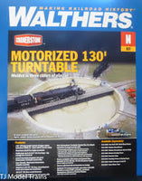 Walthers: MOTORIZED 130'ft, TURNTABLE  'N' gauge - 933-2618