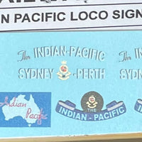 SOAK 262 -Indian Pacific Loco signage