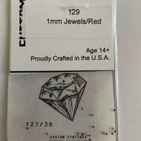 Custom Finishing models - 1mm Jewels/Red