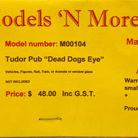 M00104 SPECIAL 20% Discount Tudor Pub "Dead Dogs Eye" N.S.W. Precision laser cut timber kit. DISCONTINUED Models N More Kits.
