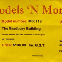 M00119 SPECIAL 40% Discount The Bradbury Building Laser Cut Timber KIT HO DISCONTINUED Models N More Kits.