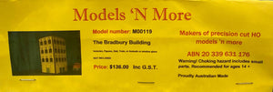 M00119 SPECIAL 40% Discount The Bradbury Building Laser Cut Timber KIT HO DISCONTINUED Models N More Kits. LAST ONE AVAILABLE.