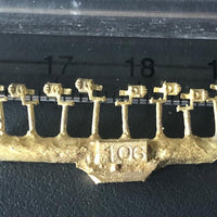 Marker #106 - Marker Lights 4 left hand - 4 right hand for Steam Locomotives Vans - Ozzy Brass Parts