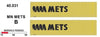SDS Models: 40.031 B.  40' Jumbo Containers: Twin Packs: MN Mets B : 40.031
