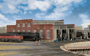 Walthers: Modern Roundhouse 3 Add-On Stalls -- Kit - 'N GAUGE'
