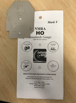 NMRA HO Standard Gauge with RP-25 Contour Mark V