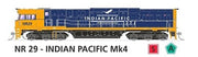 NR29 SOUND Indian Pacific Mk4 Locomotive By SDS MODELS. cat, #525 * DCC Sound NEW