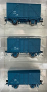 ABV Pk3 Boarded Casula Hobbies RTR : NSWR ABV Arnott’s Biscuit Van with PTC BLUE BOARDED SIDING : 3 Vans : Blue ABV 2753, Blue ABV 3748, Blue ABV 5481  NOW IN STOCK. *