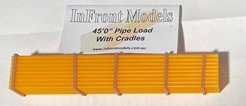 WGL 020- INFRONT MODELS -  45'Pipe load with Cradles