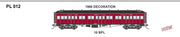 PL012 -Victorian Railways: PL Series Passenger Carriages:  1966 Decorated 10BPL
