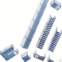 WALTHERS: PLATFORM & STAIRWAYS KITS #933-2939 ETCHED BRASS KIT HO