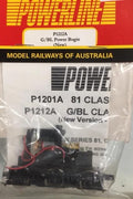 P1212A POWERLINE Parts. BL & G Class Power Bogie with Motor