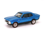 R052 LJ GTR XU1 HO 1:87 1972 HOLDEN TORANA  CYAN METALLIC, HO Car. die-cast R.052 ROAD RAGERS - Cooee Classic